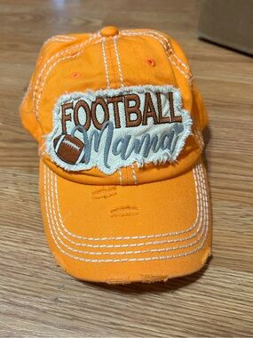 KBETHOS "Football Mama" Vintage Distressed Baseball Cap